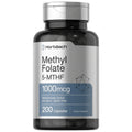Methyl Folate 1000 mcg | 200 Capsules by Horbaach