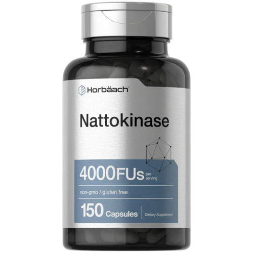Nattokinase 4000 FU 150 Capsules by Horbaach General SUPPS247