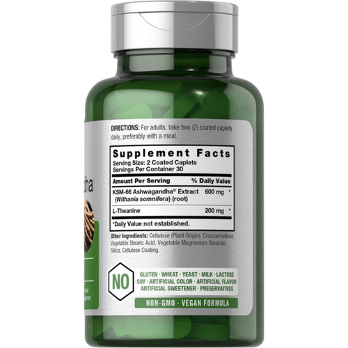 KSM-66 Ashwagandha 600mg with L-Theanine | by Horbaach SUPPS247