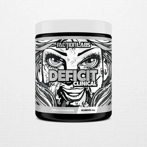 DEFICIT by Faction Labs PRE WORKOUT SUPPS247 VANILLA COLA
