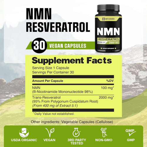 WELBA NMN Supplement 2100mg GENERAL HEALTH SUPPS247