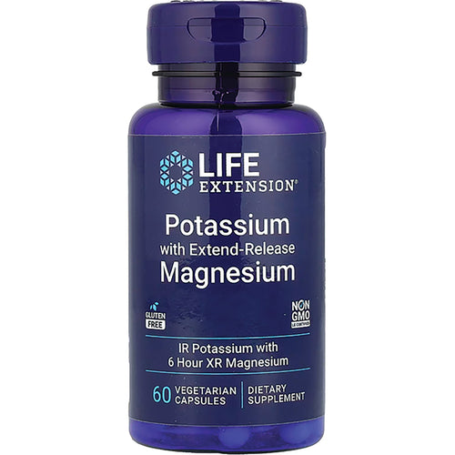 Life Extension Potassium With Extend-release Magnesium, 60 Count