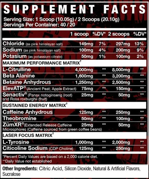 Axe & Sledge Intake All In One pre workout
