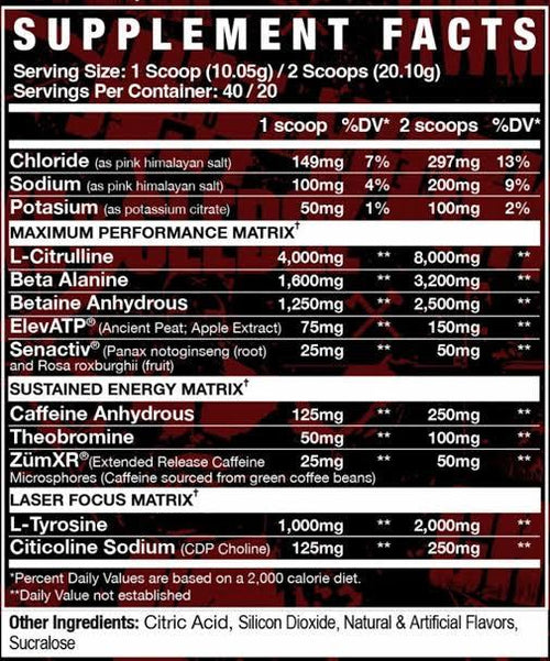 Twin Pack Axe & Sledge Intake All In One Pre-Workout For $100.
