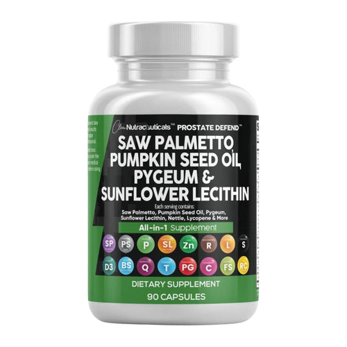 Prostate Defend by Clean Nutraceuticals, front of bottle