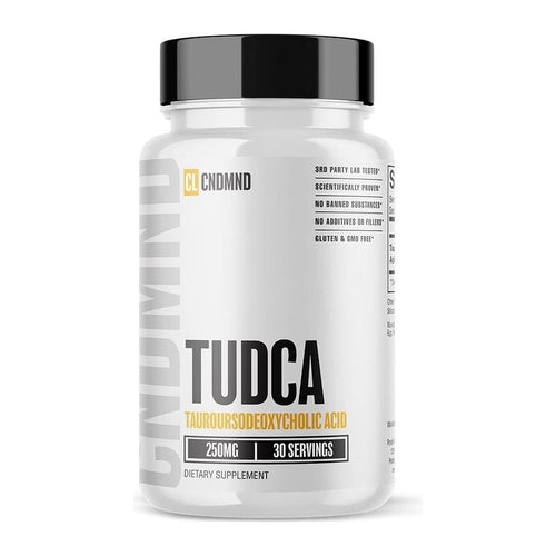 Tudca 250mg by Condemned Labz, front of bottle