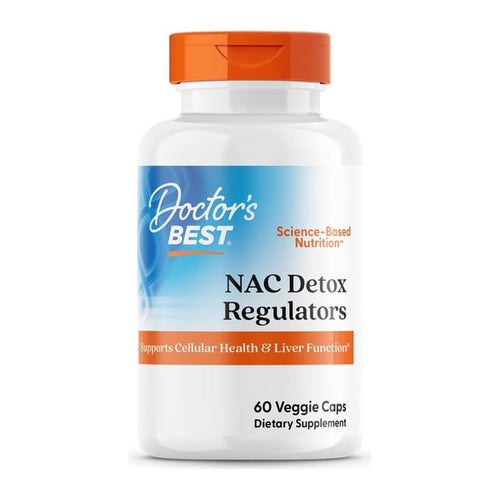 Doctor's Best NAC Detox Regulators with Seleno Excell, front of bottle