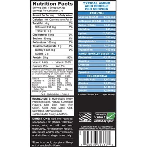 ISO 100 5lb BY Dymatize Protein isolate SUPPS247