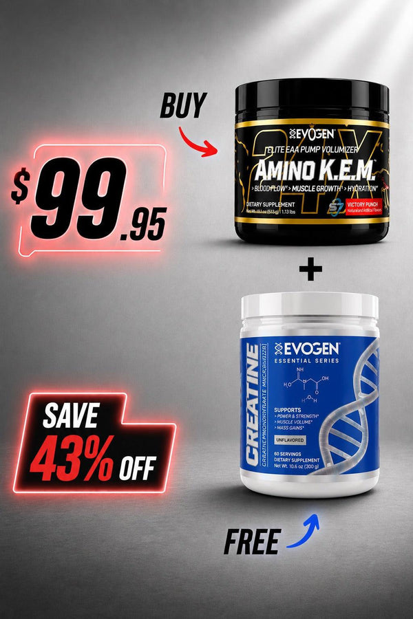 Evogen Amino KEM Victory Punch + FREE Creatine 60 Serves