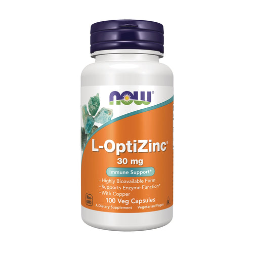 Now Foods L-Optizinc 30 mg 100 Caps
