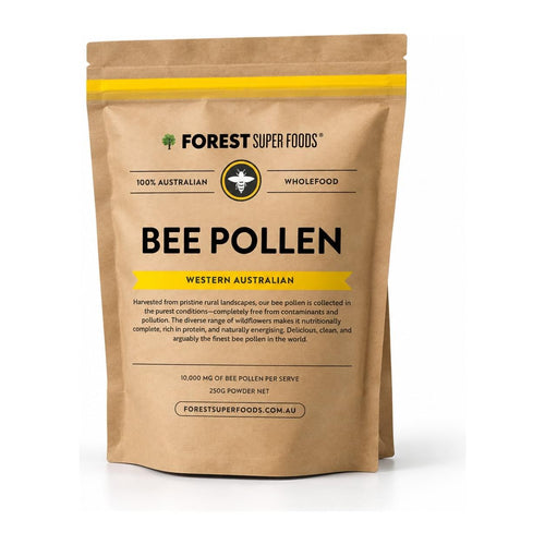 Forest Super Foods Organic Bee Pollen, 250 g pouch front