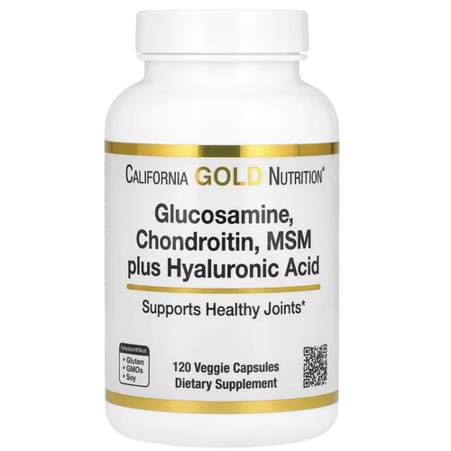 Glucosamine, Chondroitin, MSM plus Hyaluronic Acid by California GOLD Nutrition