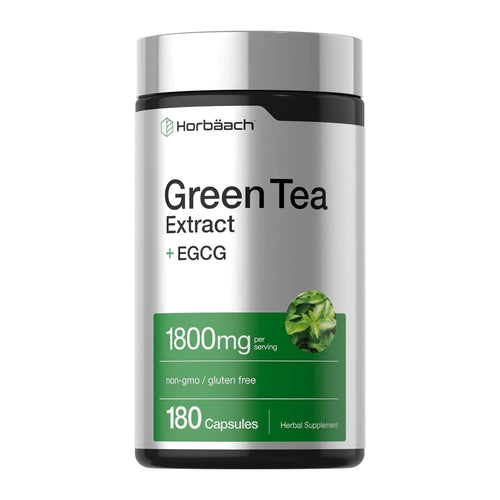 EGCG Green Tea Extract 1800 mg by Horbaach, front of bottle