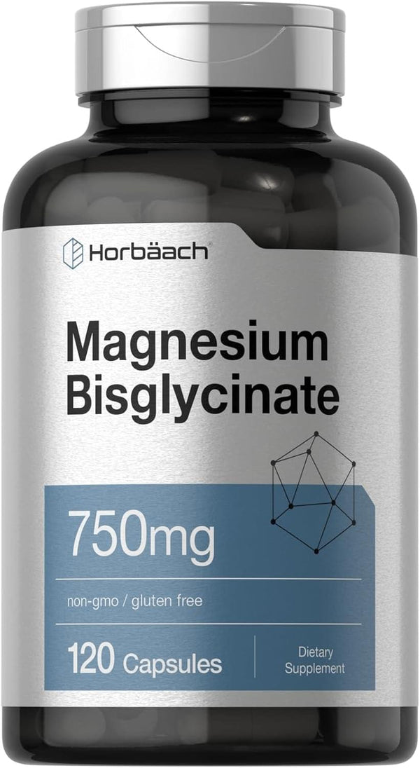 Horbäach Magnesium Bisglycinate | 120 Capsules