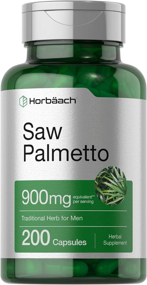 Horbaach Saw Palmetto Extract | 900mg | 200 Capsules General Horbaach