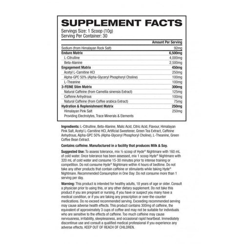 Hyde Nightmare by ProSupps PRE WORKOUT Hyde
