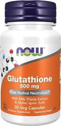 Glutathione 500MG 30 Veg Capsules by NOW
