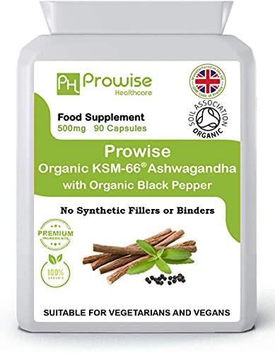 KSM-66 Ashwagandha with Organic Black Pepper by Healthy Care.