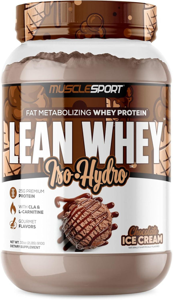 Musclesport Lean Whey Iso Hydro Protein 2lbs