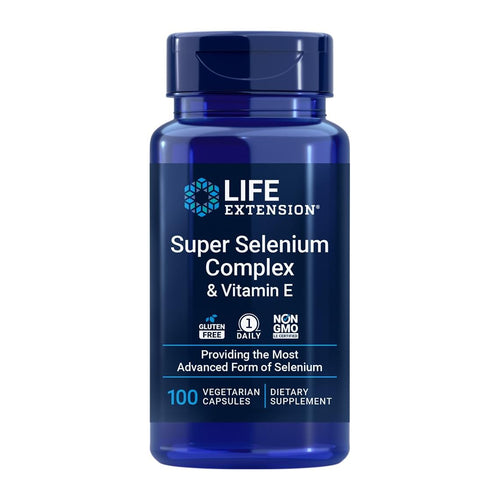 Super Selenium Complex 200mcg by Life Extension, front of bottle