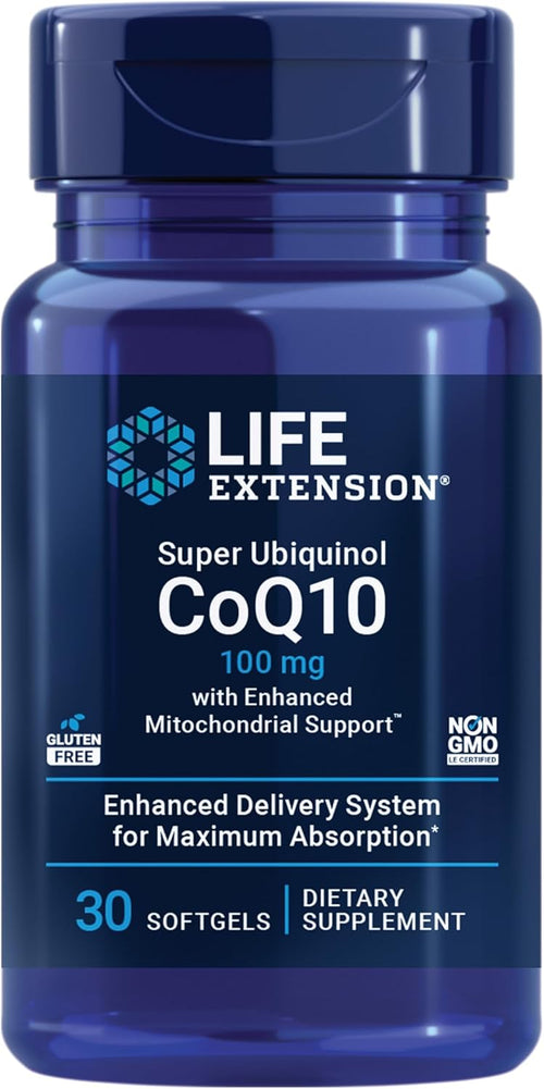 Life Extension, Super Ubiquinol CoQ10 Vitamins Not specified 100 mg