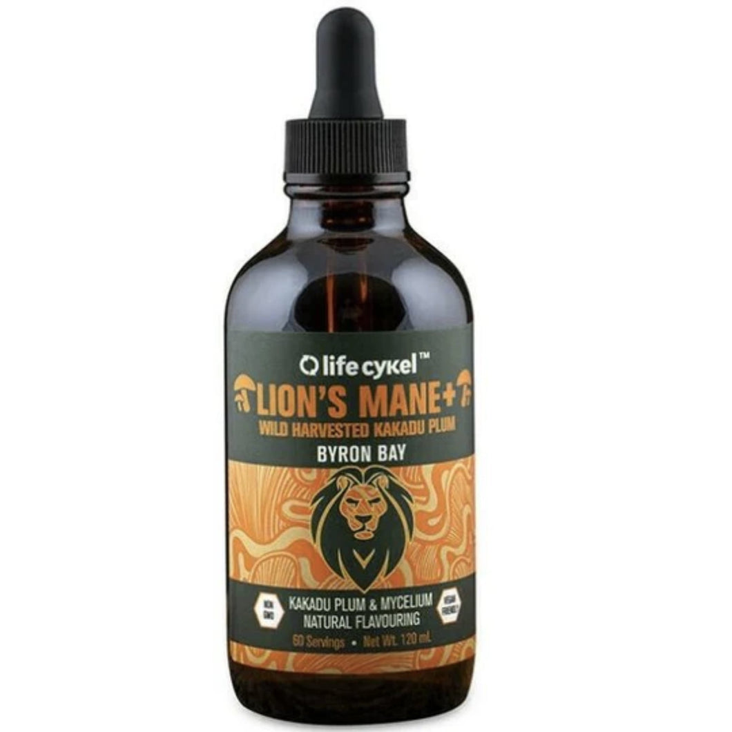 Life Cykel Lion's Mane Liquid Extract GENERAL HEALTH SUPPS247 