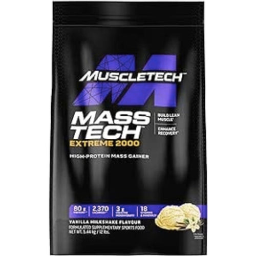 Muscletech Mass Tech Extreme 2000 12 lbs mass gainer SUPPS247