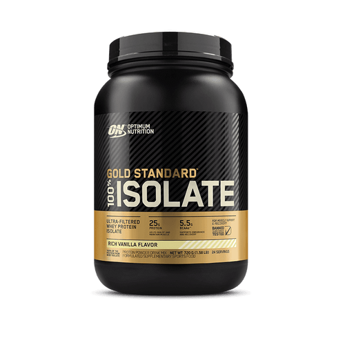 Optimum Nutrition Gold Standard 100% Isolate Rich Vanilla 720g, 24 servings