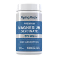 Premium Magnesium Glycinate by Piping Rock 375 mg