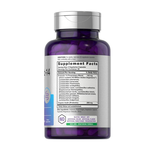 Probiotics - 14 with Prebiotics by Horbaach Vitamins Amazon