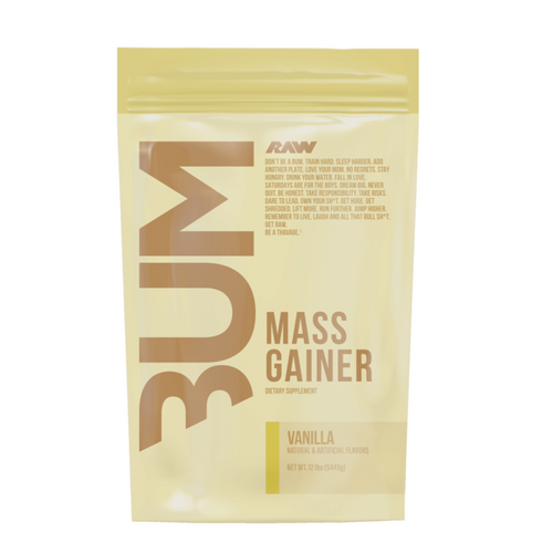RAW mass gainer vanilla flavour high calorie mass gainer protein supplement