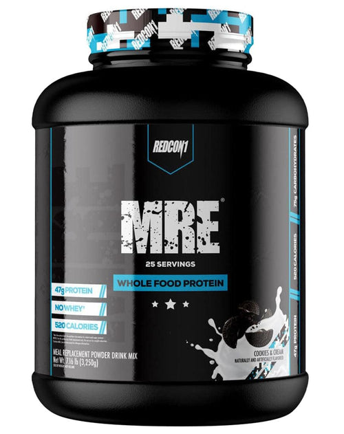REDCON1 MRE Whole Food Meal Replacement Protein 3.2kg Cookies & Cream