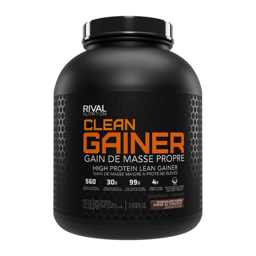 Clean Gainer by Rival Nutrition - Chocolate Fudge, Chocolate Fudge 5lb tub front