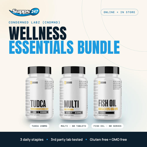 Condemned Labz Wellness Essentials Bundle: TUDCA, Multi and Fish Oil