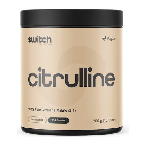 Switch Nutrition Citrulline Malate 2:1 – 300g, front of tub