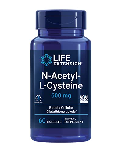 Life Extension N-Acetyl Cysteine 600 Mg, 60 vegetarian caps Back to results supps247