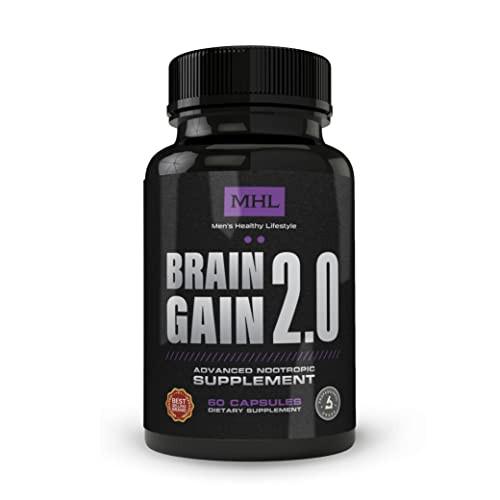 Brain Gain 2.0 by MHL Ginkgo Biloba Supps247