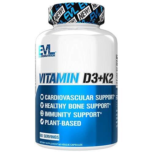 Evlution Nutrition Vitamin D3 + K2 60 Servings Back to results Amazon