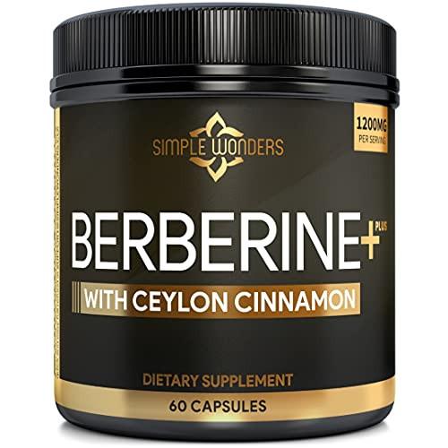 Berberine 1200mg HCL Plus Ceylon Cinnamon