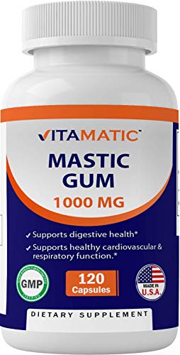 Vitamatic Mastic Gum 1000mg per Serving - 120 Capsules Multivitamins & Minerals supps247