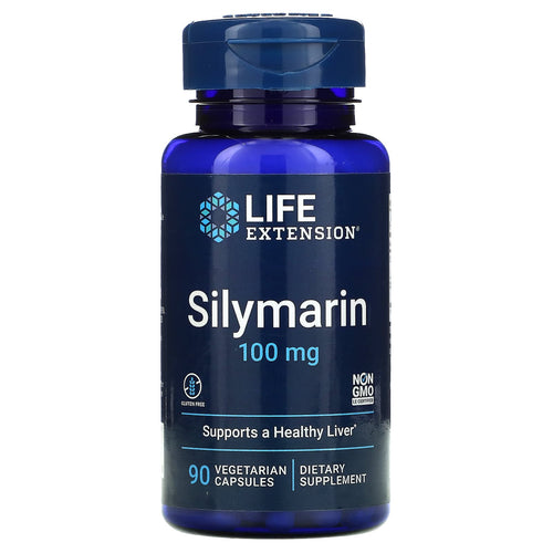 Life Extension, Silymarin, 100 mg, 90 Vegetarian Capsules supps247