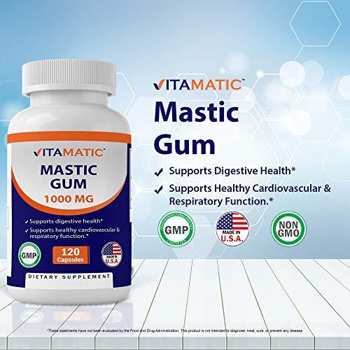 Vitamatic Mastic Gum 1000mg per Serving - 120 Capsules Multivitamins & Minerals supps247