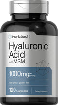 Hyaluronic Acid with MSM | 1000 mg | 120 Capsules by Horbaach