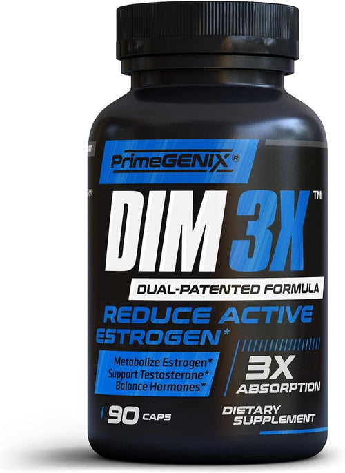 PrimeGENIX DIM 3X - Diindolylmethane DIM Supplement Capsule for Estrogen Metabolism General Amazon