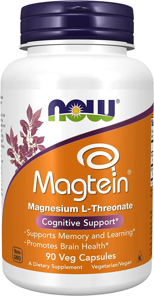 NOW Supplements, Magtein with patented form of Magnesium (Mg), 90 Veg Capsules Back to results supps247 90