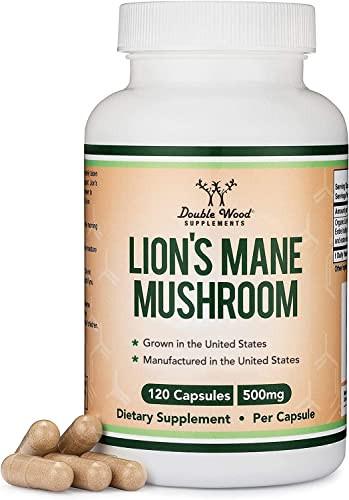 Lions Mane Supplement Mushroom Capsules by Double Wood Back to results Amazon