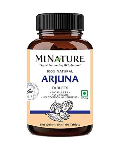 Arjuna Tablets by mi Nature -90 Tablets, 1000mg Multivitamins & Minerals supps247