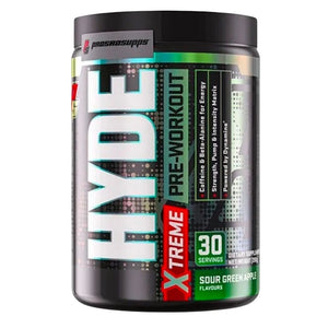 Pro Supps Hyde Xtreme PREWORKOUT SUPPS247 30 serves Sour Green Apple 