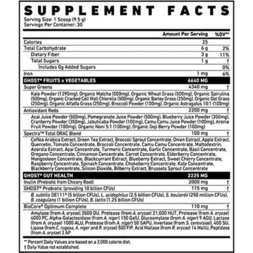 Ghost Greens by Ghost Lifestyle Superfood at supps247Springvale