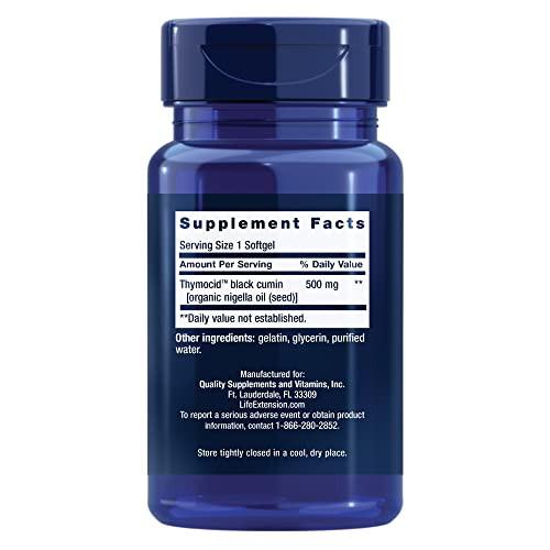 Life Extension Black Cumin Seed Oil, 60 softgels Back to results supps247